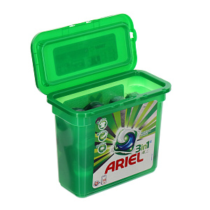 Растворимые капсулы для стирки Автомат Liquid Capsules Горный родник Ariel P&G, 28.8г, 23 шт. 000000000001106338