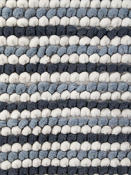 Коврик для ванной 50х80см LUCKY POP CORN противоскользящий синий хлопок/полиэстер 000000000001225647