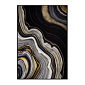 Коврик универсальный 120х180см LUCKY КРАСКИ срез мрамора черно-золотой хрустальный бархат