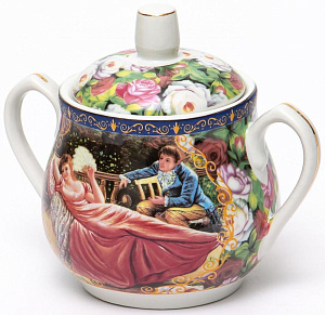 Сахарница фарфор 450мл подарочная упаковка МАДОННА 156-01026 000000000001195496