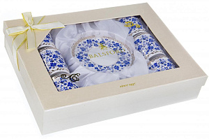 Набор кофейный фарфор 12шт 6 чашек 100мл+6 блюдец подарочная упаковка БЭЙ BALSFORD 146-30004 000000000001193952