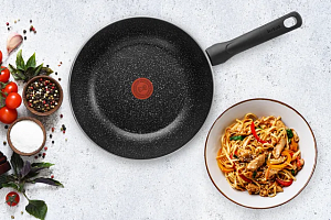 Сковорода Вок 28см TEFAL BRUT индукция алюминий 042 20 628/042 36 628 000000000001217709