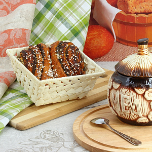 Квадратная хлебница Дока, 16?16?7 см 000000000001097784