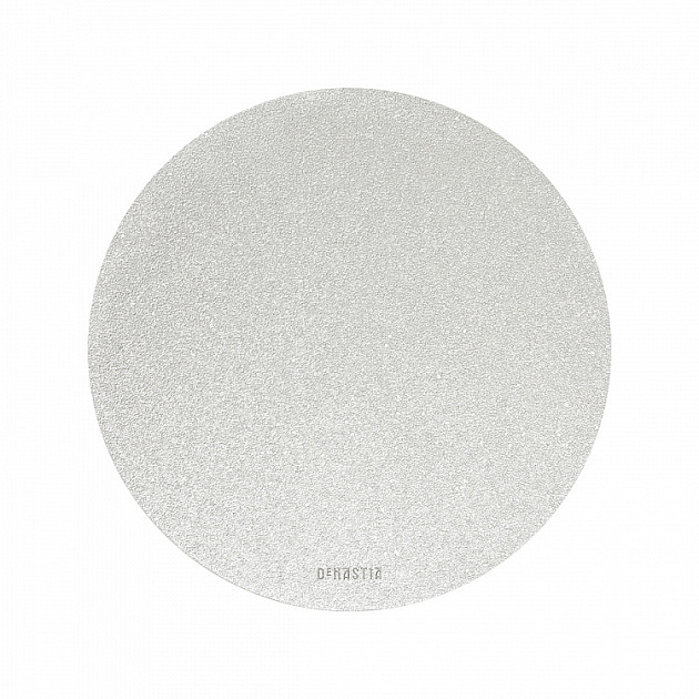 Салфетка сервировочная DeNASTIA Глиттер, ПВХ, D33, серебряный E000667 000000000001225638