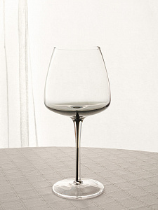 Бокал для вина 600мл DE'NASTIA Gravity графит стекло 000000000001228687