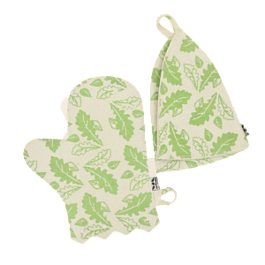 Набор для бани 2пр  фетр принт 4735 000000000001033922