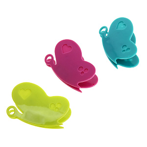 Зажимы для пакетов Бабочка Marmiton, пластик, 3 шт. 000000000001165954