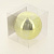 Декоративное украшение Шар 8см MANDARIN золотой пластик 000000000001209393