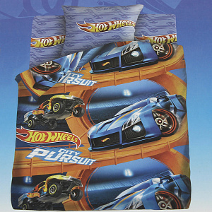 Комплект постельного белья Hot Wheels, 1.5 спальный 000000000001139155
