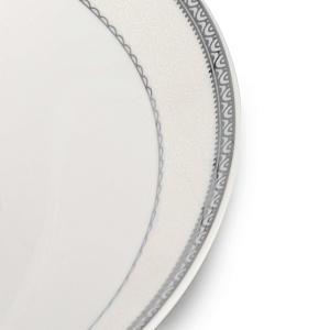 Салатник 22см Анжелика с серебром фарфор 000000000001219770