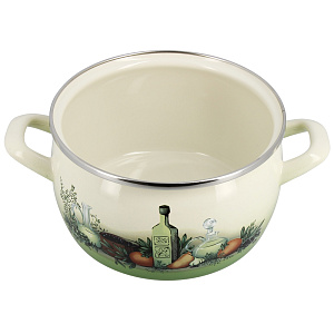 Кастрюля 2,2л Тоскана металлическая крышка 2458 000000000001122172