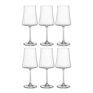 Набор бокалов для вина 6шт 460мл BOHEMIA CRISTAL Экстра стекло 000000000001207568