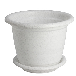 Кашпо "ЛАМЕЛА"  D130мм 0,8л с подставкой 000000000001015598