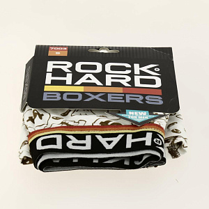 Трусы мужские Rockhard BOXERS S микс принтов 95%хлопок 5%эл 000000000001190383