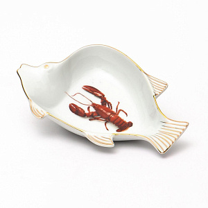 Икорница 15,5х10х3см GUTERWAHL Party Time Рак речной фарфор 000000000001197795