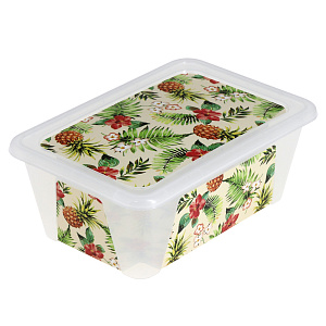 Контейнер Ананасы Полимербыт, 1.65л, пластик 000000000001171754