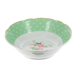 Салатник Mix&Match Porcelaine Czech Gold Hands, зелёный, 13 см 000000000001136219