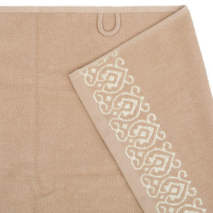 Полотенце махровое 30х60см LUCKY Итальянский бордюр капучино хлопок 100% 000000000001212844