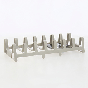 Подставка для сушки посуды 29x14x6см DE'NASTIA бежевый полипропилен 000000000001212521