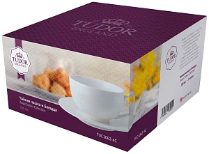 Пара чайная 350мл/блюдце TUDOR ENGLAND Royal Sutton фарфор 000000000001181778