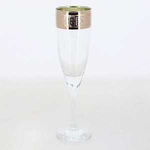 Набор бокалов для шампанского 6шт ПРОМСИЗ Люкс Рубин стекло 000000000001215486