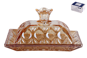 Масленка металлизированная 15см стекло, 4508 000000000001193586