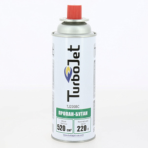 Картридж газовый TURBOJET БУТАН 220гр цанговый 000000000001212546