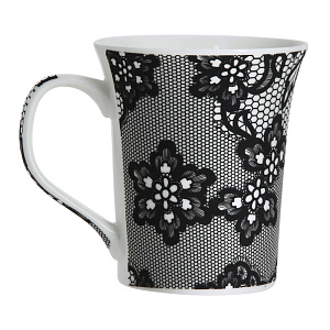 Кружка Черное кружево Matissa, 360мл 000000000001139623