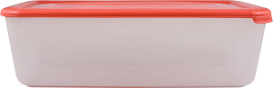 Контейнер для продуктов Plast Team POLAR, прямоугольный, коралловый, 6л, 385х200х120 (PT1679) 000000000001201518