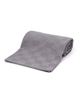 Простыня махровая 150x200см DE'NASTIA серый жаккард хопок 000000000001207126