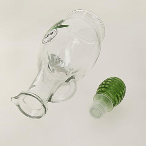 Бутылка для масла 250мл RENGA с крышкой и ручкой стекло 151315 000000000001203287