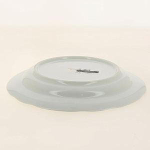 Тарелка фарфор десертная 240 мм Вырезной край Белая,021172 000000000001193494