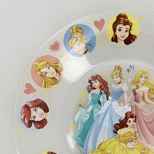 СИМПАТИЯ ПРИНЦЕССЫ Тарелка десертная 19,6см ОСЗ стекло 000000000001205456