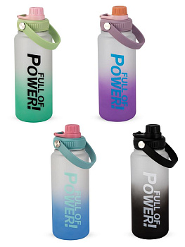 Бутылка для воды 800мл ST full of power в ассортименте пластик 000000000001229279
