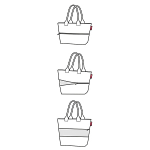 Сумка Shopper E1 funky dots 1 Reisenthel 000000000001123254