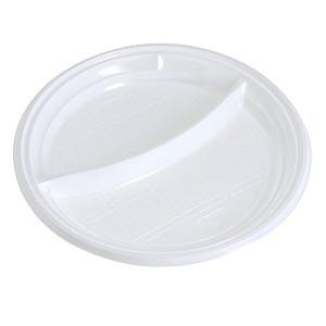 Набор одноразовых тарелок Фопос, 21.5 см, пластик, 6 шт. 000000000001004059