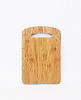 Доска разделочная 28х18х1см BRAVO с ручкой бамбук