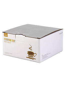 Пара чайная 250мл Цветы-1 подарочная упаковка фарфор 000000000001228616