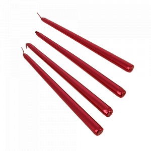 Декоративный Набор Свечей "Конус Металлик" 25см. 4шт.R010698 000000000001196381