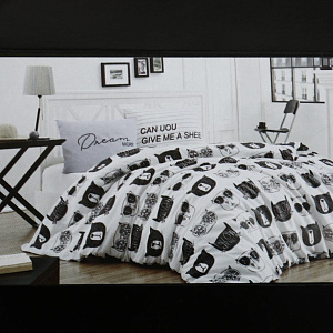 Комплект постельного белья 2 спальное ПОСУДА ЦЕНТР 80%Хлопок/20%Полиэстер Коты PC02309 000000000001200912