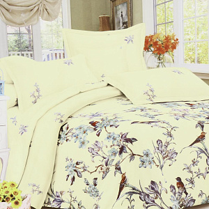 Комплект постельного белья 1,5-спальный 70х70-1шт ПАВЛАЙН полисатин полиэстер 000000000001206789