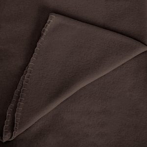 Плед 160х120см FORA плотность 130гр/м шоколадный полиэстер CN0871/LY2605 000000000001213005