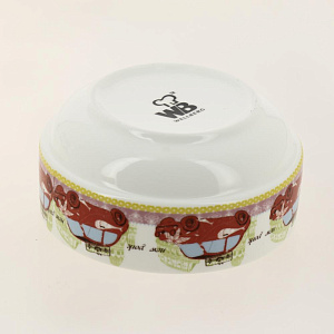 Набор салатников  5пр. (фрф, 4 салатника 600мл, металлическая подставка) 000000000001158086