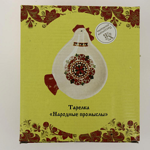 Тарелка Народные промыслы Home Queen, 15.5?17?3 см 000000000001143822