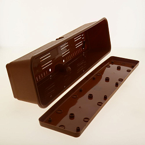 Ящик с поддоном для рассады и цветов 600*150*120 Оснащен отверстием для нижнего полива терракотовый C0505 пластик 000000000001182775