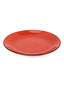 Тарелка обеденная 24см в ассортименте  керамика 000000000001225445