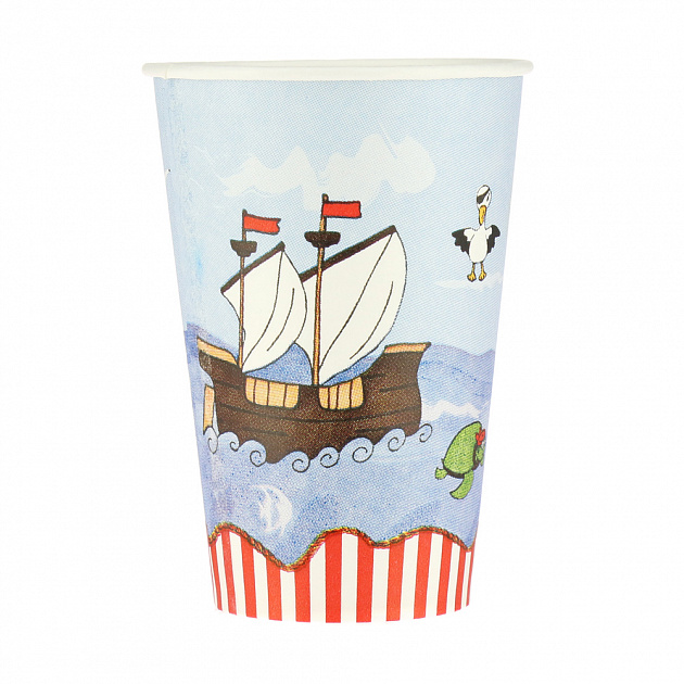 Набор одноразовых стаканов Пиратский Остров Pap Star, 200мл, 10 шт. 000000000001142469