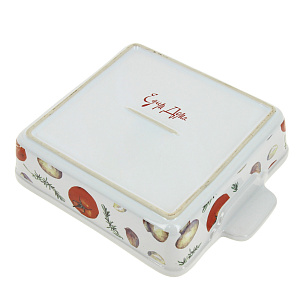 Форма Прованс Едим Дома, 20х20х6 см, керамика 000000000001167523