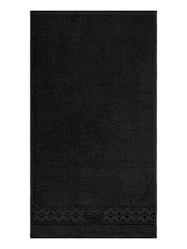 Полотенце 50х90см DE'NASTIA ТАЛИСМАН 1 черный хлопок-100% 000000000001215344