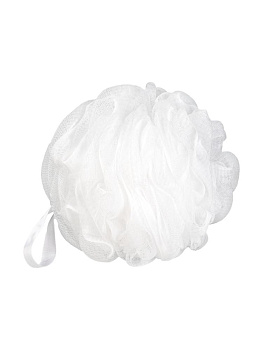 Мочалка-розочка монохром в ассортименте полиэтилен 000000000001223925